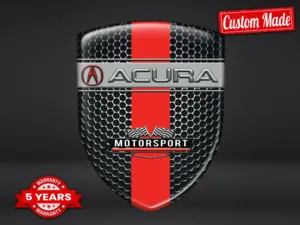 Honda Acura Etiqueta Adhesiva Duradera Universal Alta Calidad
